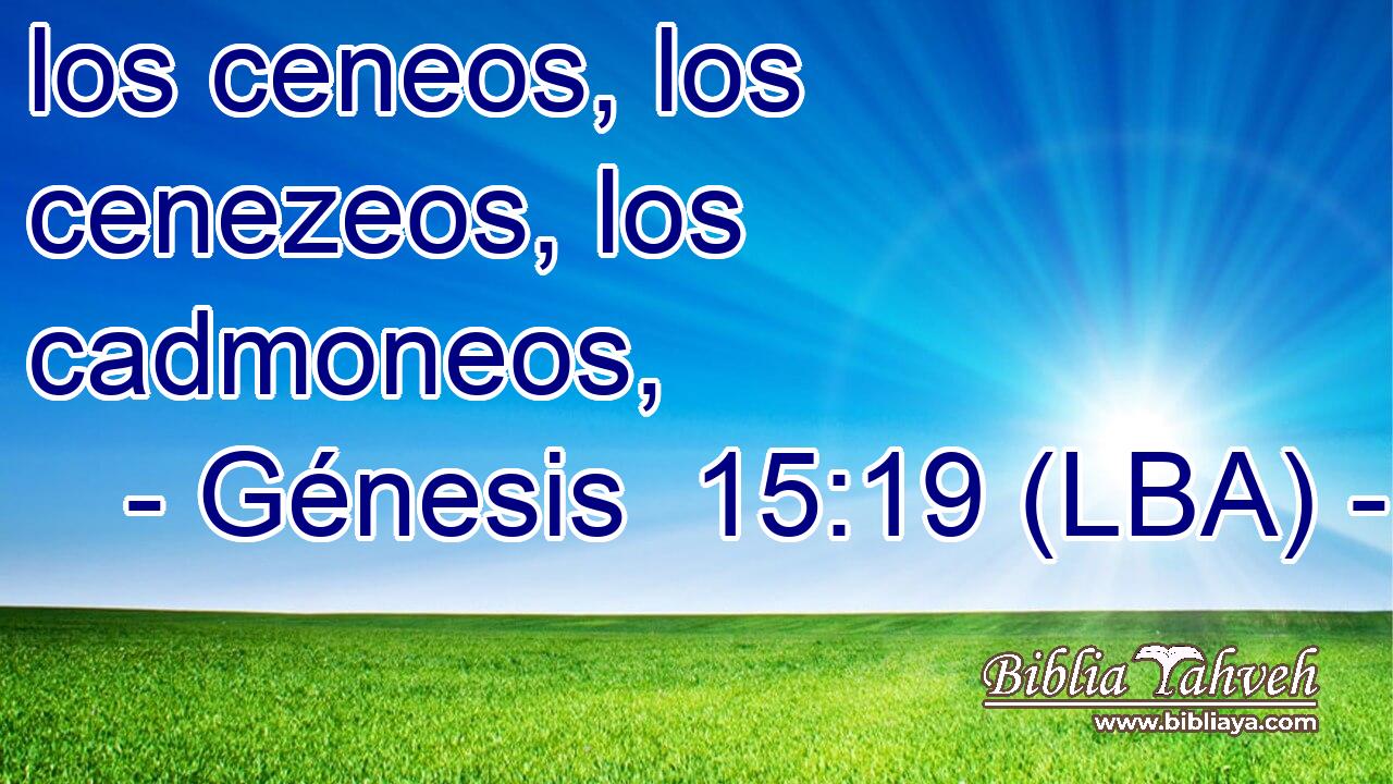 los ceneos, los cenezeos, los cadmoneos,