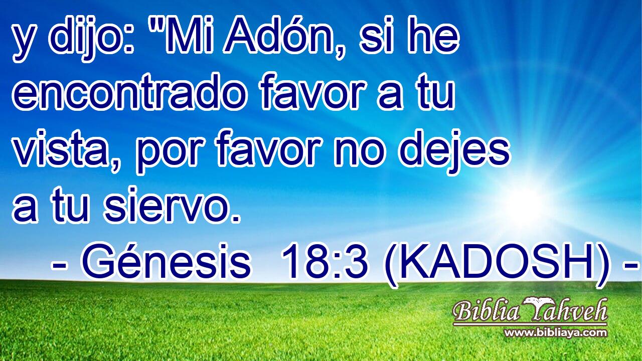  y dijo: 