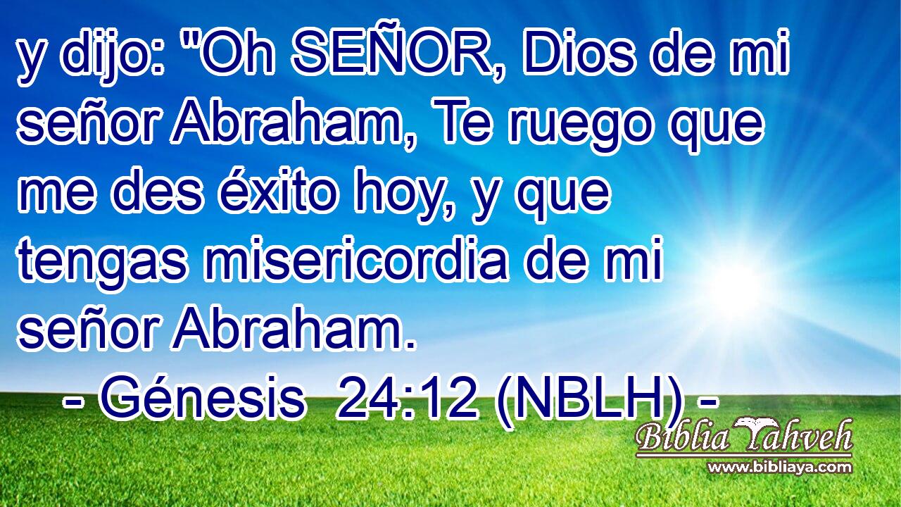  y dijo: 