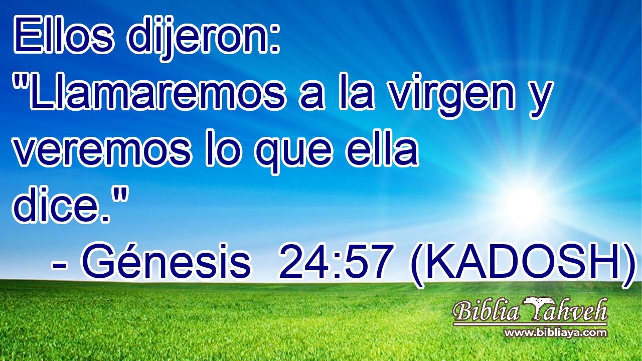  Ellos dijeron: 