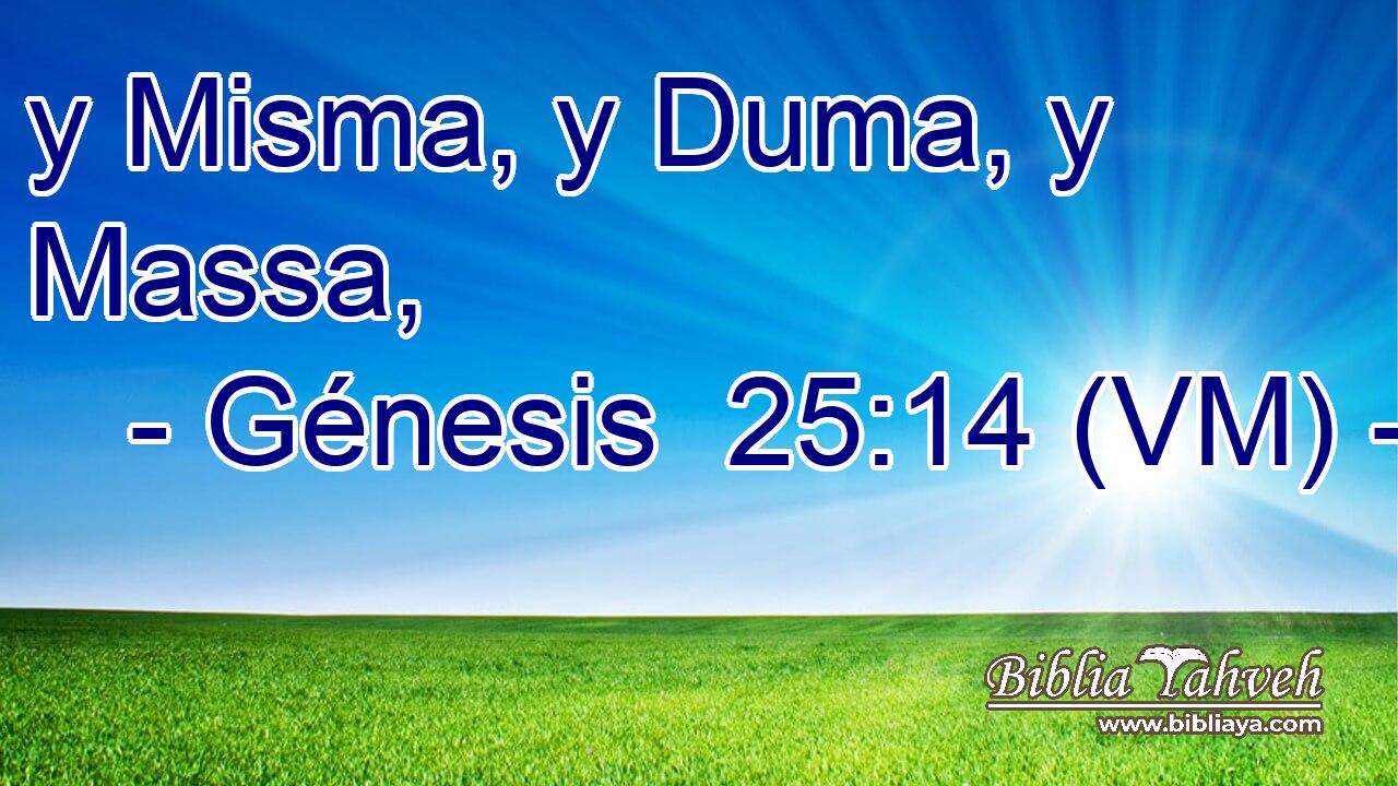  y Misma, y Duma, y Massa, 