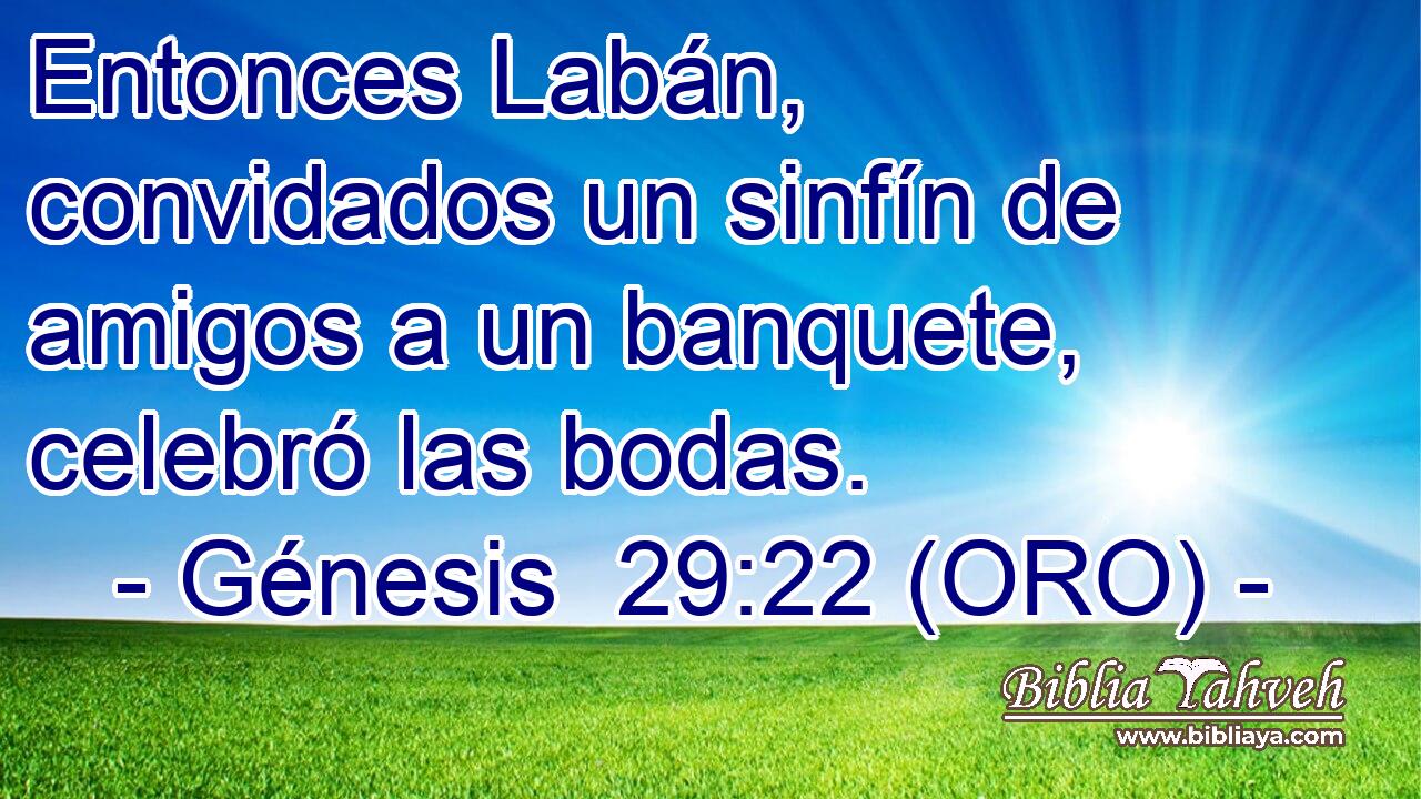  Entonces Labán, convidados un sinfín de amigos a un banquete, celebró las bodas. 