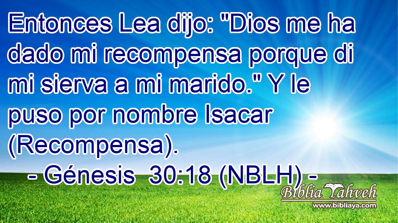  Entonces Lea dijo: 