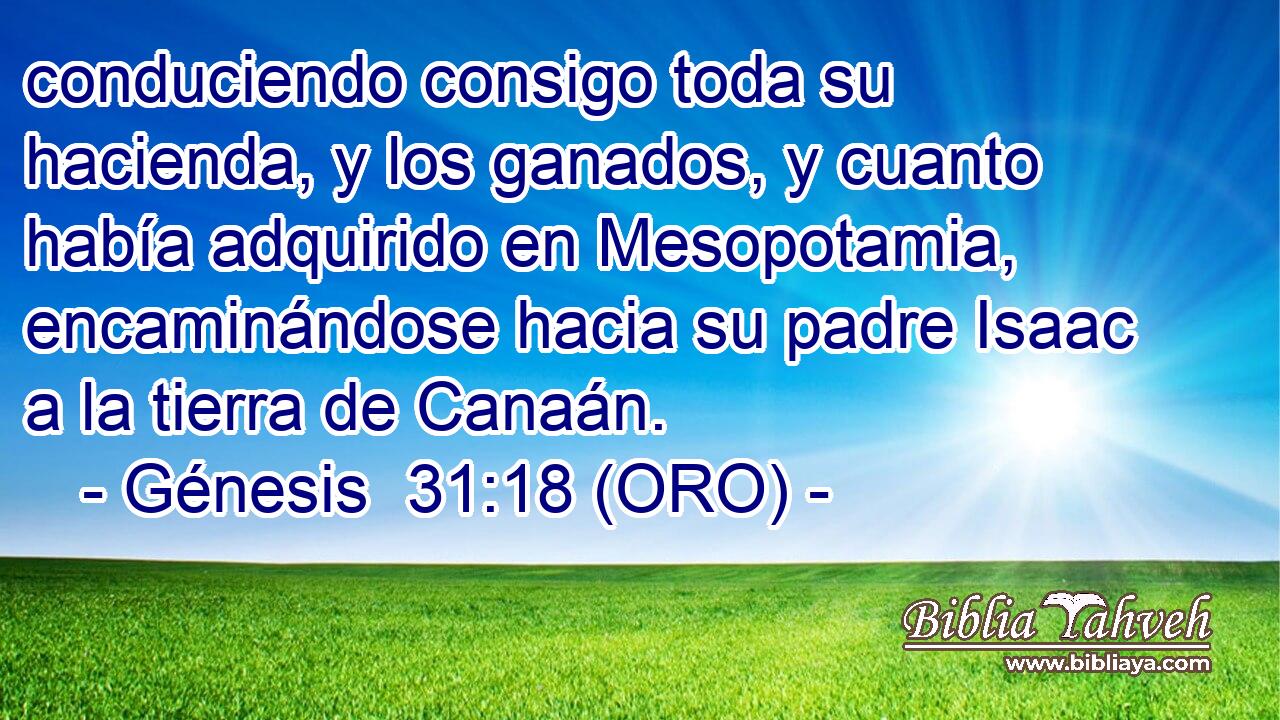  conduciendo consigo toda su hacienda, y los ganados, y cuanto había adquirido en Mesopotamia, encaminándose hacia su padre Isaac a la tierra de Canaán. 