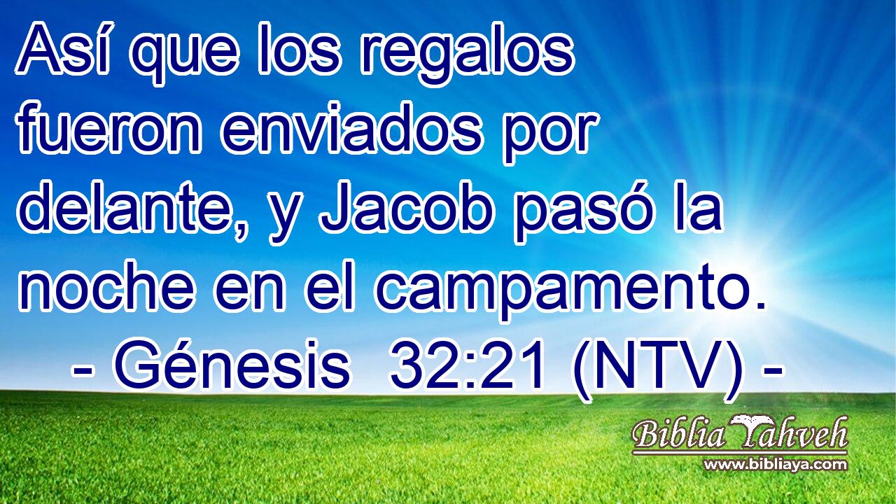 Así que los regalos fueron enviados por delante, y Jacob pasó la noche en el campamento.