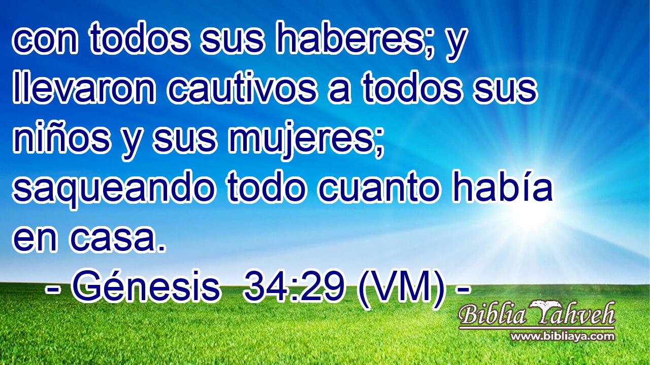  con todos sus haberes; y llevaron cautivos a todos sus niños y sus mujeres; saqueando todo cuanto había en casa. 