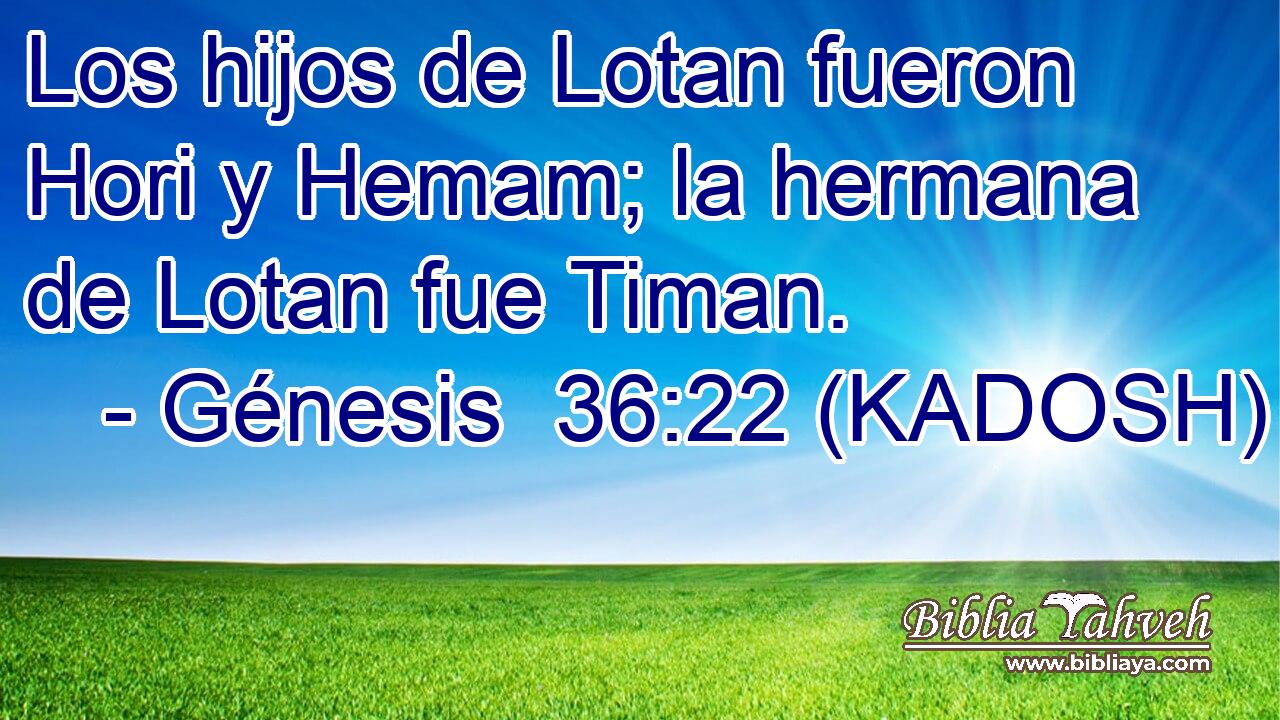  Los hijos de Lotan fueron Hori y Hemam; la hermana de Lotan fue Timan. 