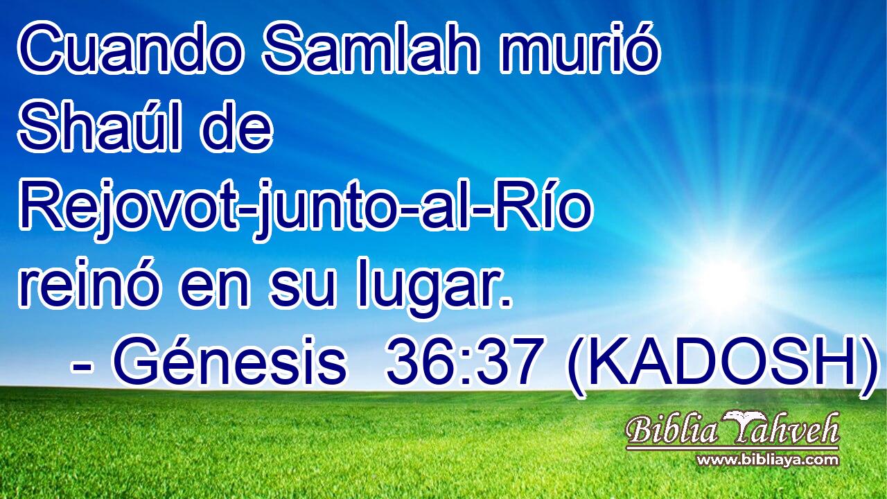  Cuando Samlah murió Shaúl de Rejovot-junto-al-Río reinó en su lugar. 