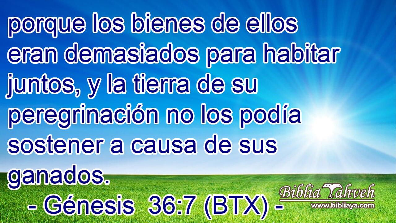 porque los bienes de ellos eran demasiados para habitar juntos, y la tierra de su peregrinación no los podía sostener a causa de sus ganados.
