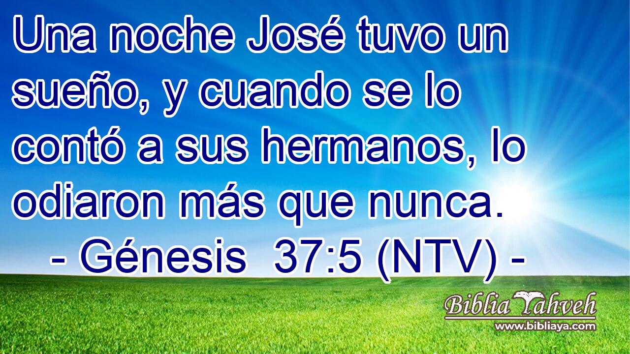 Una noche José tuvo un sueño, y cuando se lo contó a sus hermanos, lo odiaron más que nunca.