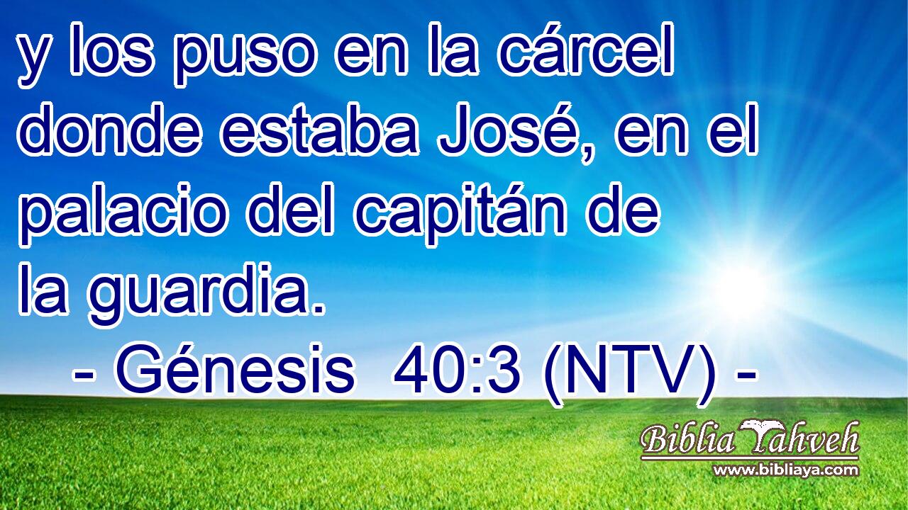 y los puso en la cárcel donde estaba José, en el palacio del capitán de la guardia.