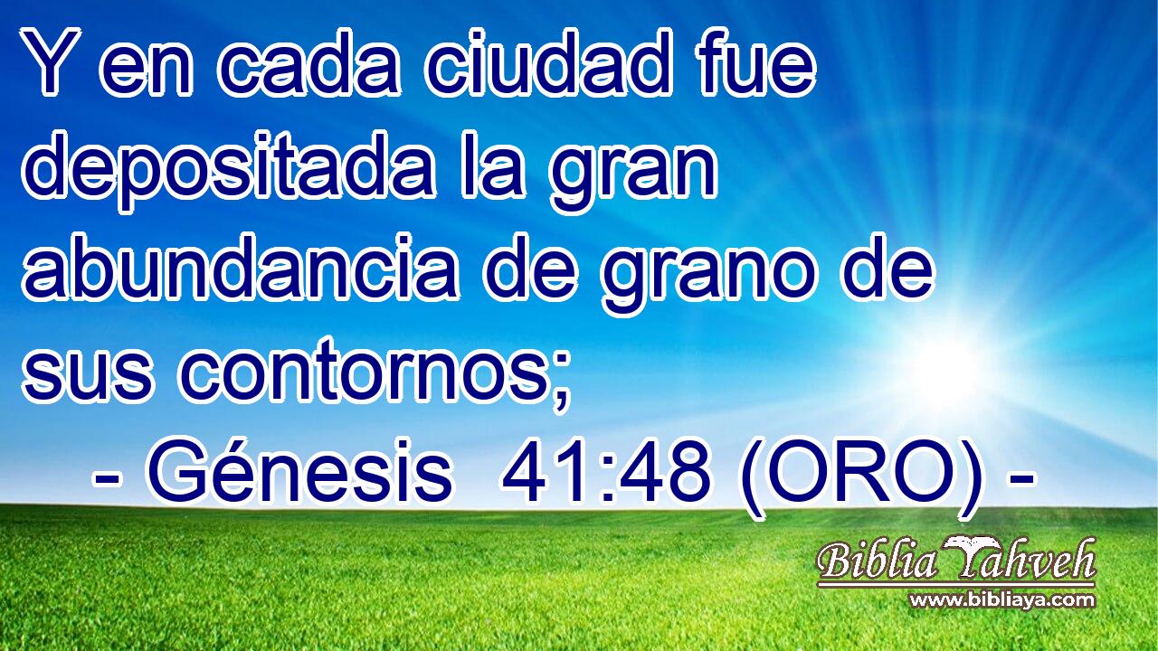  Y en cada ciudad fue depositada la gran abundancia de grano de sus contornos; 