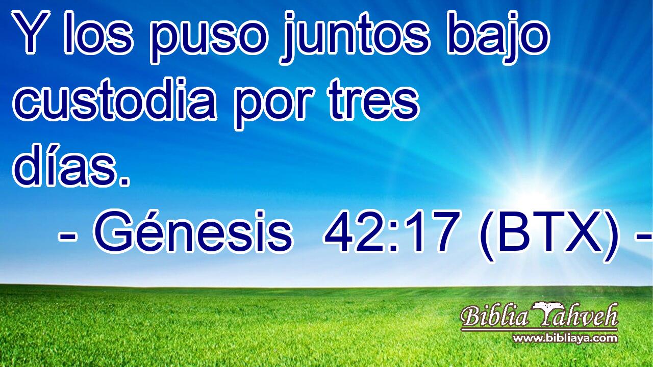 Y los puso juntos bajo custodia por tres días.