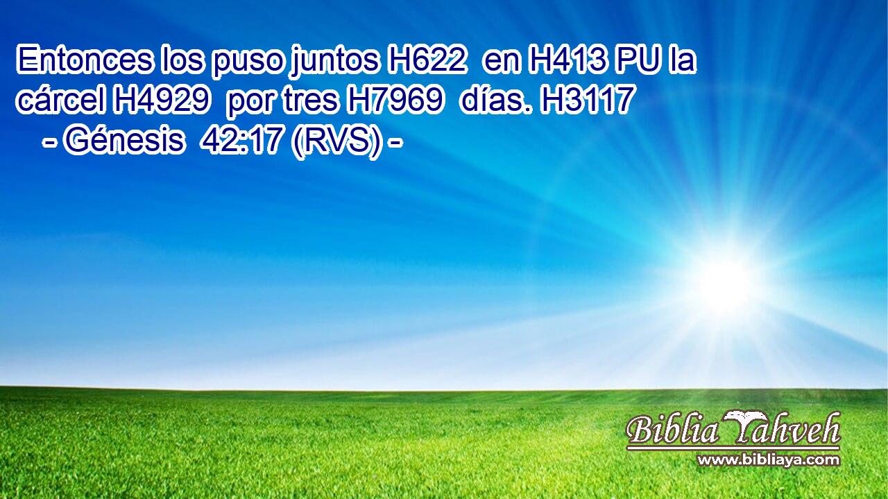 Entonces los puso juntos H622  en H413 PU la cárcel H4929  por tres H7969  días. H3117  