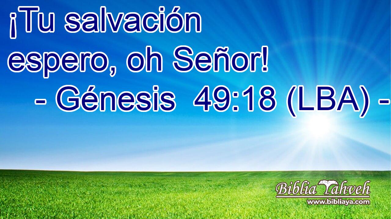 ¡Tu salvación espero, oh Señor!
