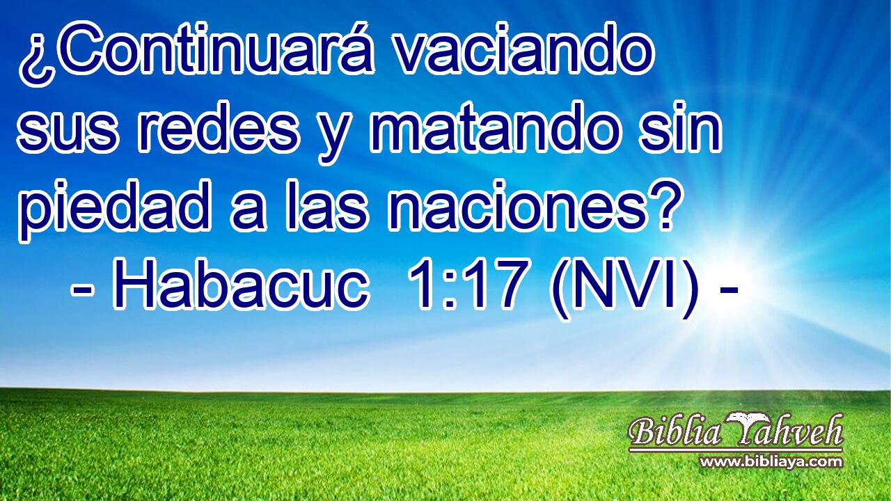  ¿Continuará vaciando sus redes y matando sin piedad a las naciones? 