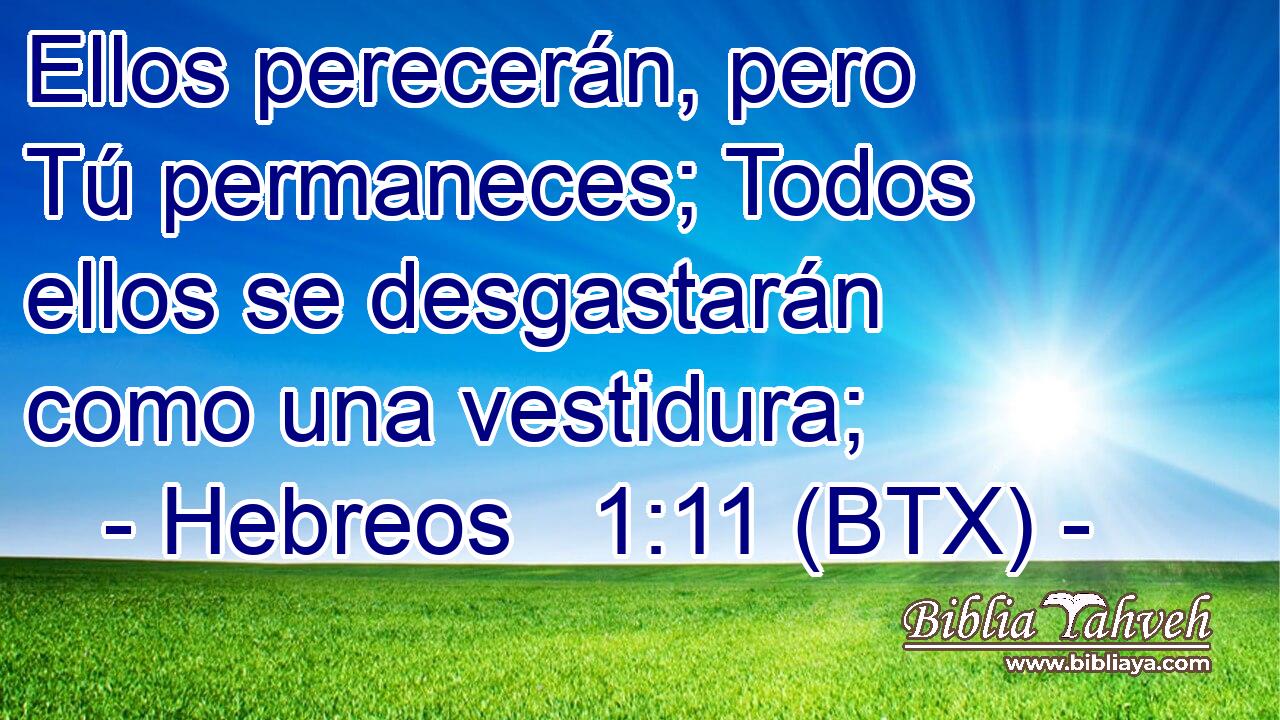 Ellos perecerán, pero Tú permaneces; Todos ellos se desgastarán como una vestidura;