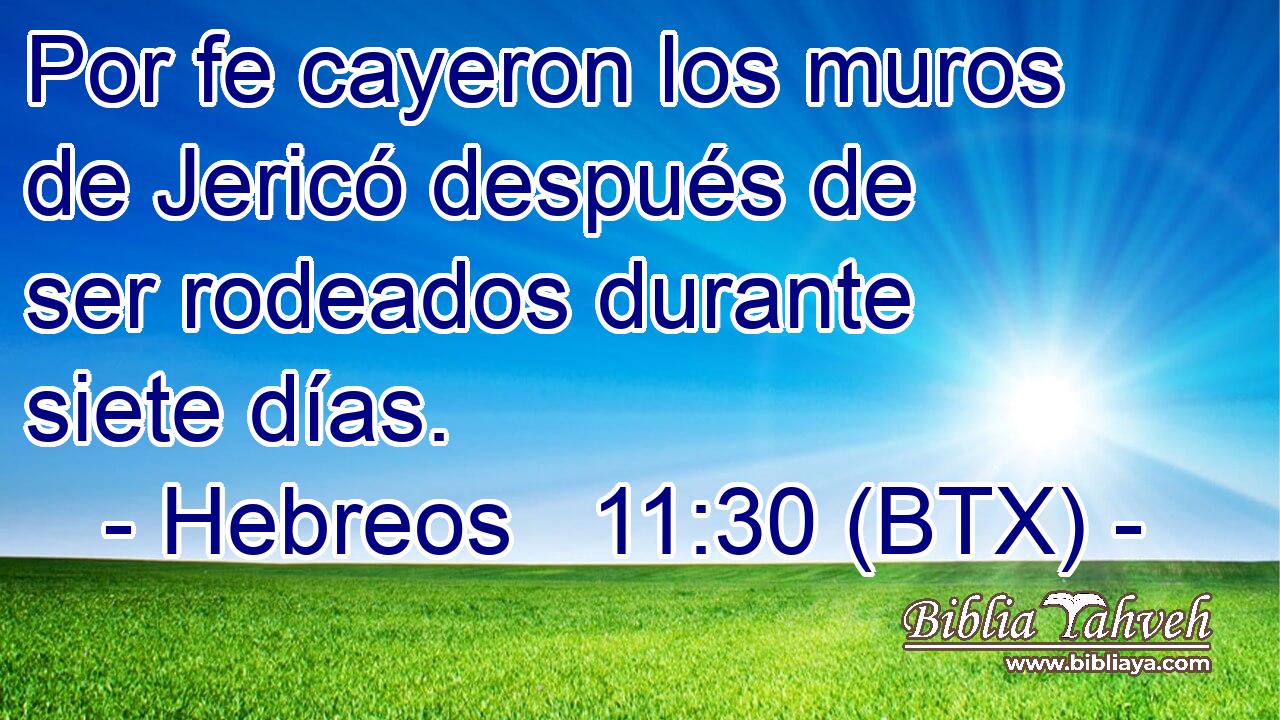 Por fe cayeron los muros de Jericó después de ser rodeados durante siete días.