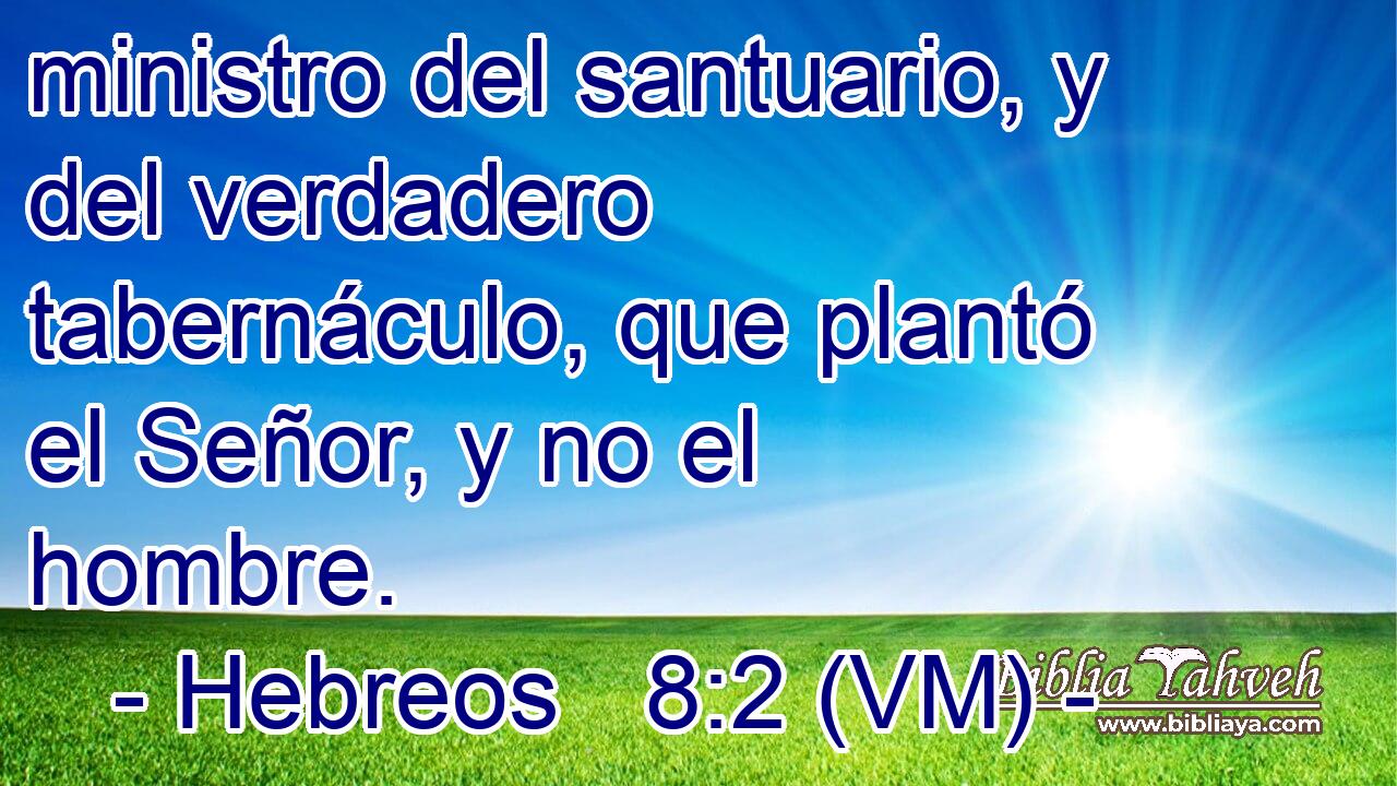  ministro del santuario, y del verdadero tabernáculo, que plantó el Señor, y no el hombre. 