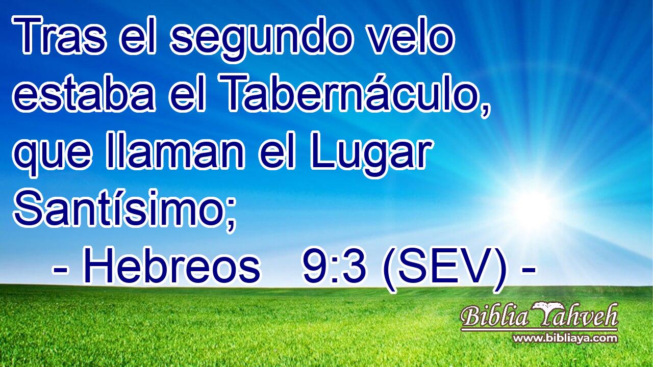 Tras el segundo velo estaba el Tabernáculo, que llaman el Lugar Santísimo;