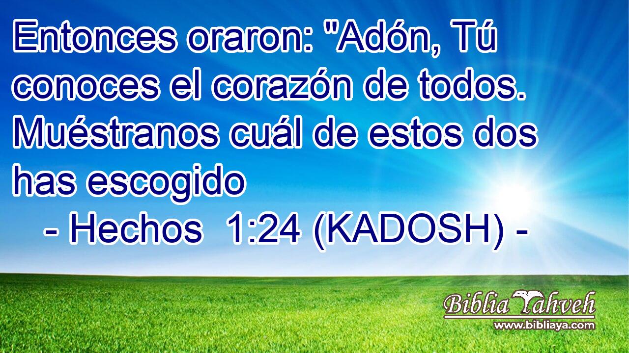  Entonces oraron: 