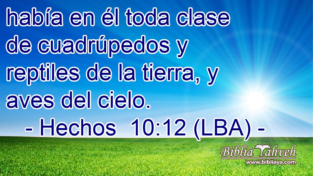 había en él toda clase de cuadrúpedos y reptiles de la tierra, y aves del cielo.