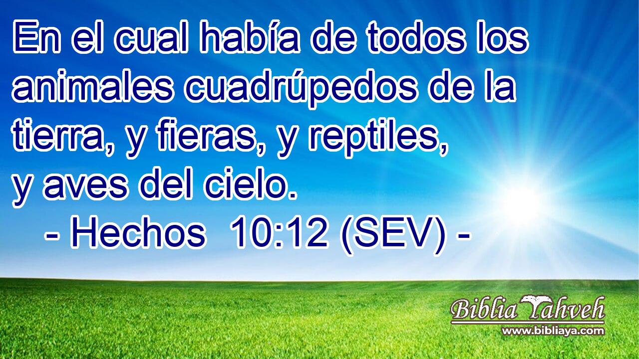 En el cual había de todos los animales cuadrúpedos de la tierra, y fieras, y reptiles, y aves del cielo.