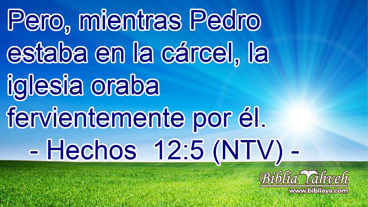 Pero, mientras Pedro estaba en la cárcel, la iglesia oraba fervientemente por él.