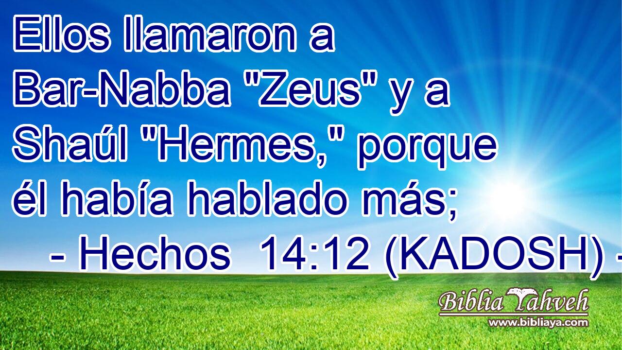  Ellos llamaron a Bar-Nabba 