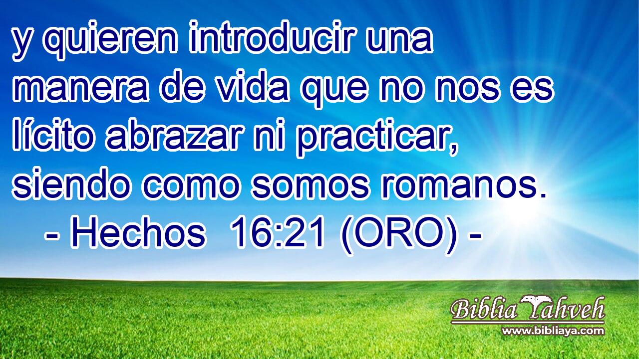 y quieren introducir una manera de vida que no nos es lícito abrazar ni practicar, siendo como somos romanos. 