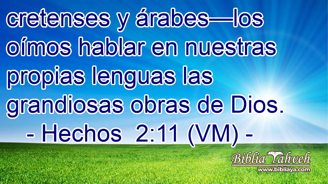  cretenses y árabes—los oímos hablar en nuestras propias lenguas las grandiosas obras de Dios. 