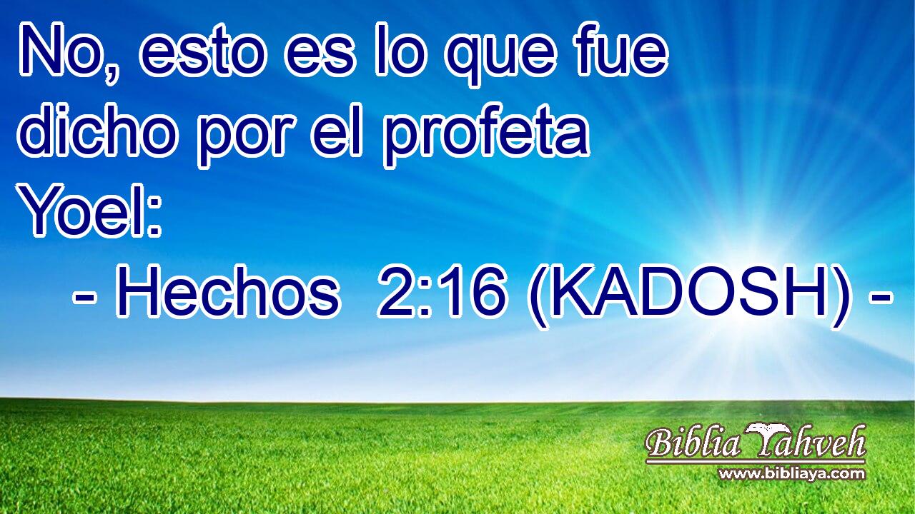  No, esto es lo que fue dicho por el profeta Yoel: 