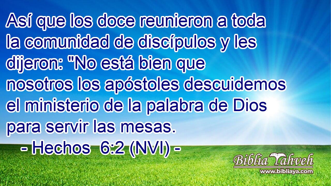  Así que los doce reunieron a toda la comunidad de discípulos y les dijeron: 