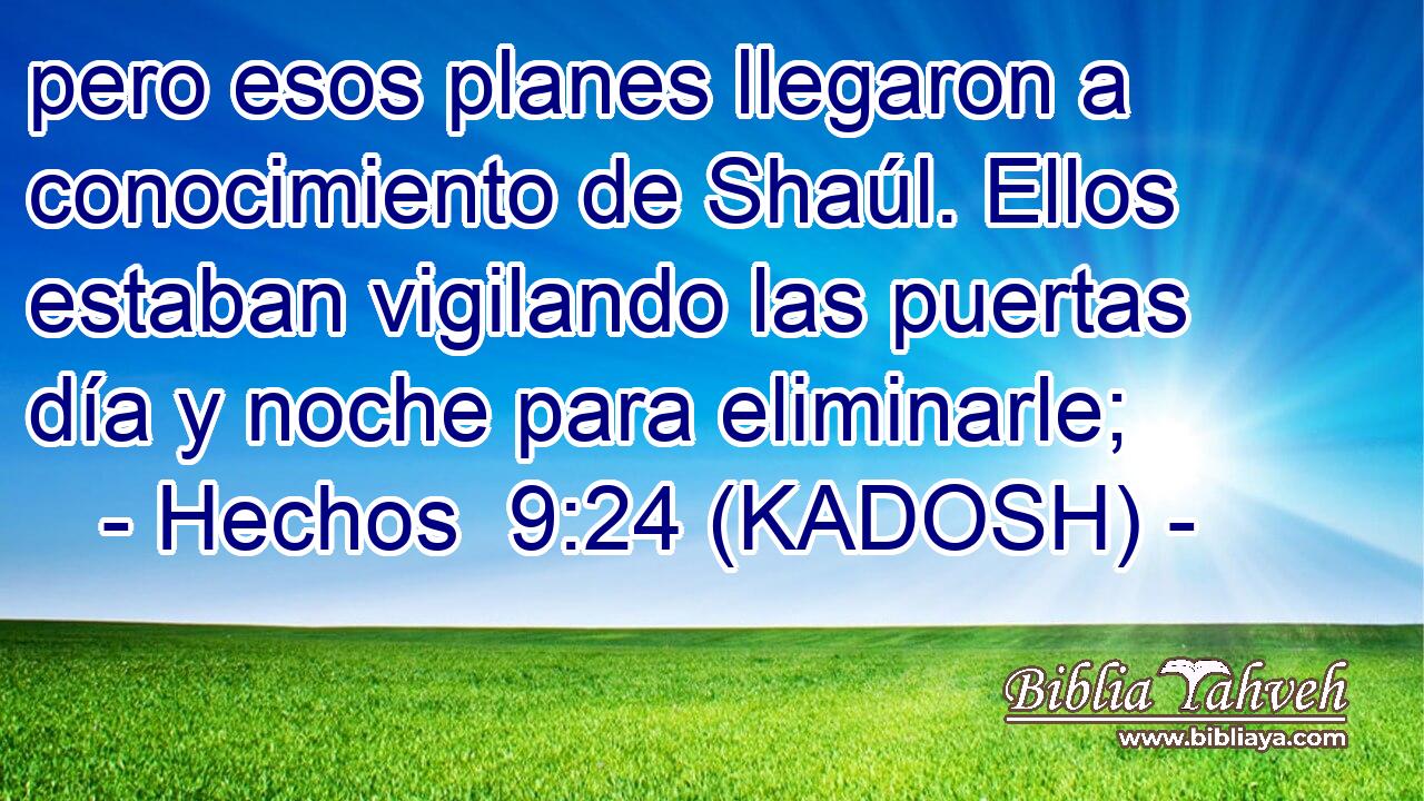  pero esos planes llegaron a conocimiento de Shaúl. Ellos estaban vigilando las puertas día y noche para eliminarle; 