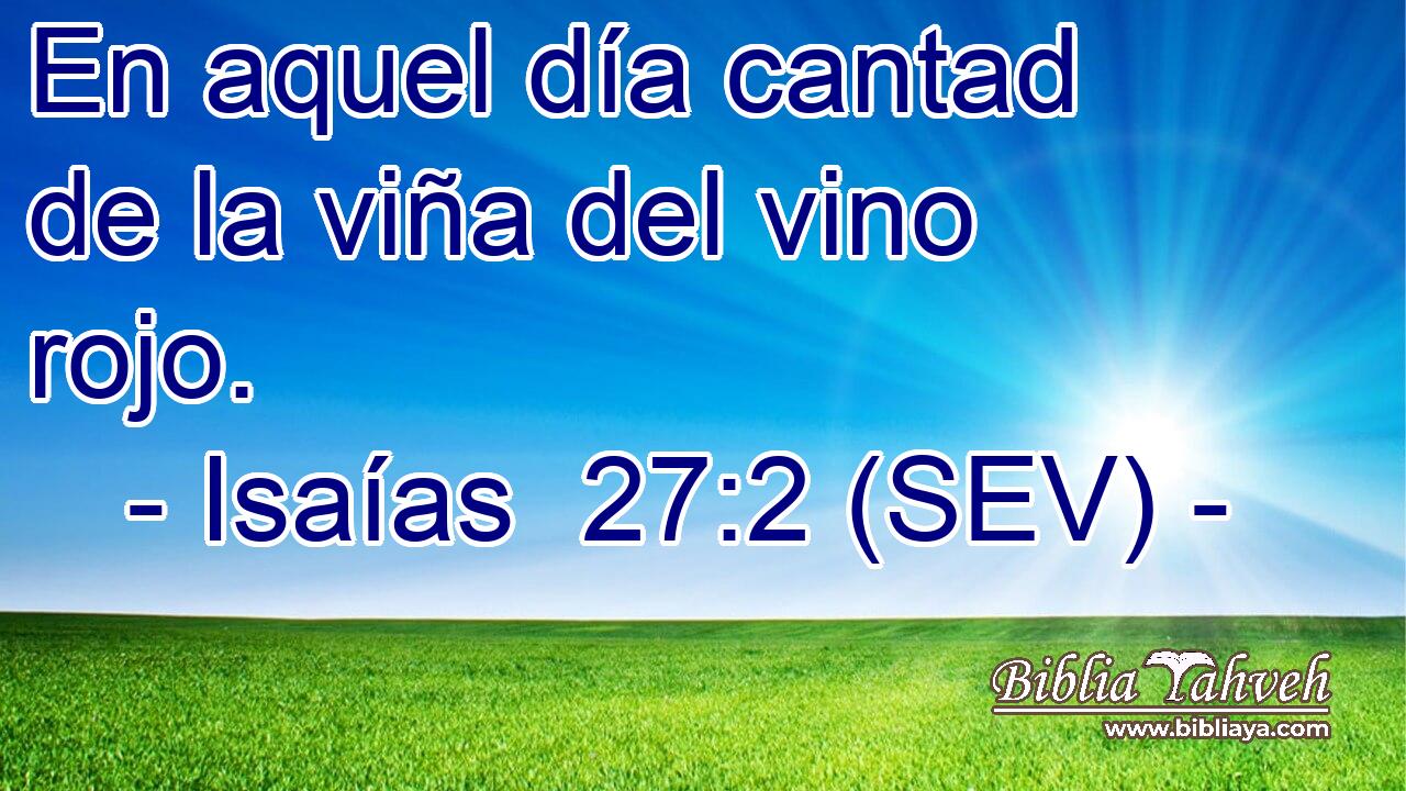 En aquel día cantad de la viña del vino rojo.