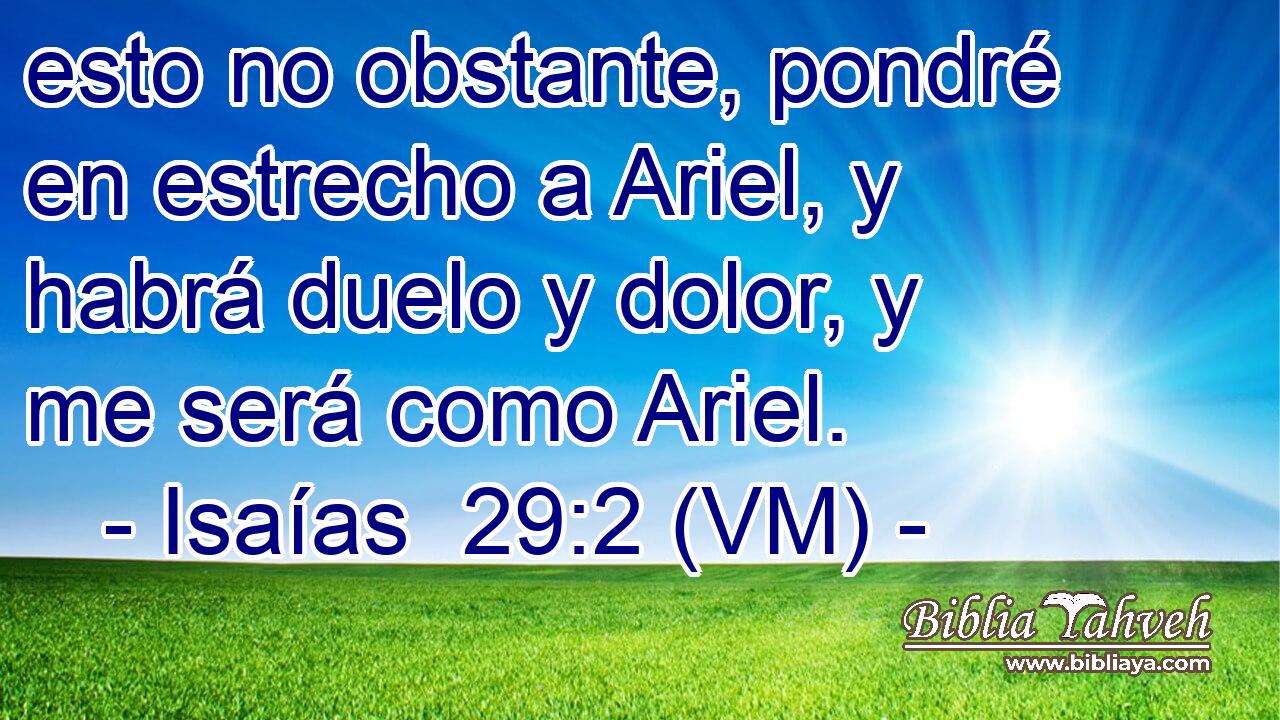  esto no obstante, pondré en estrecho a Ariel, y habrá duelo y dolor, y me será como Ariel. 