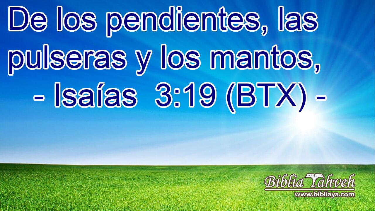 De los pendientes, las pulseras y los mantos,