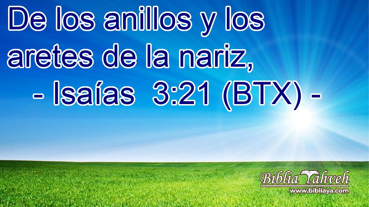 De los anillos y los aretes de la nariz,