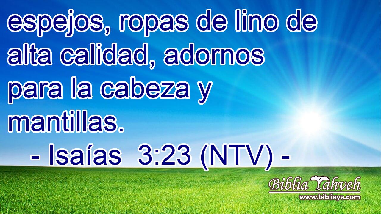 espejos, ropas de lino de alta calidad, adornos para la cabeza y mantillas.