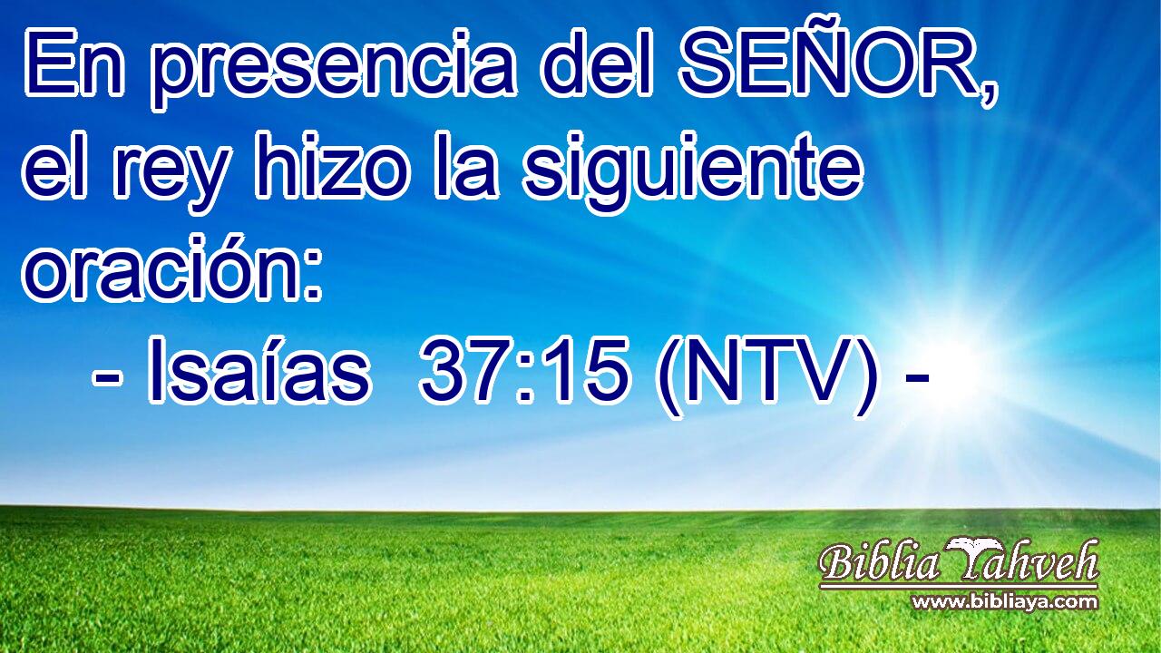 En presencia del SEÑOR, el rey hizo la siguiente oración: