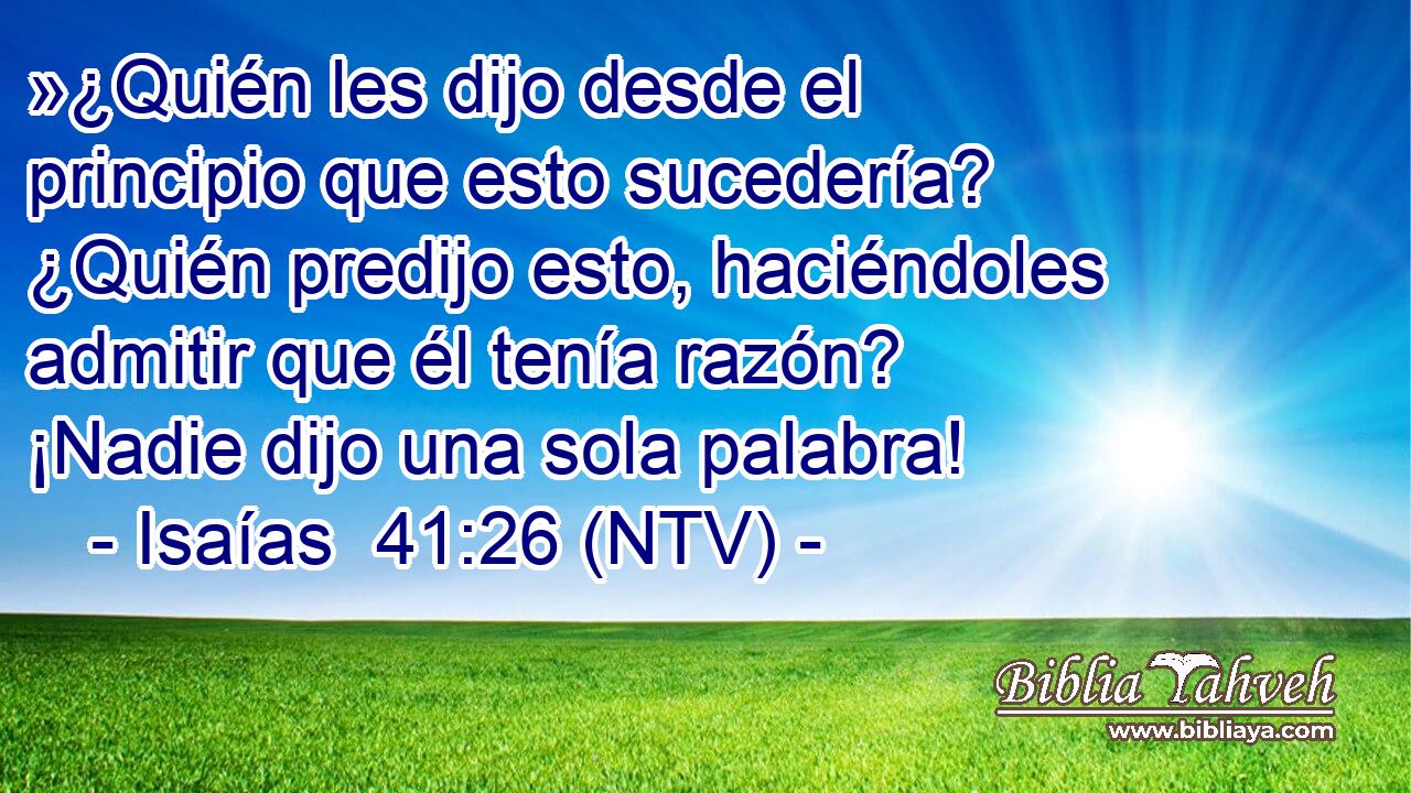 »¿Quién les dijo desde el principio que esto sucedería? ¿Quién predijo esto, haciéndoles admitir que él tenía razón? ¡Nadie dijo una sola palabra!