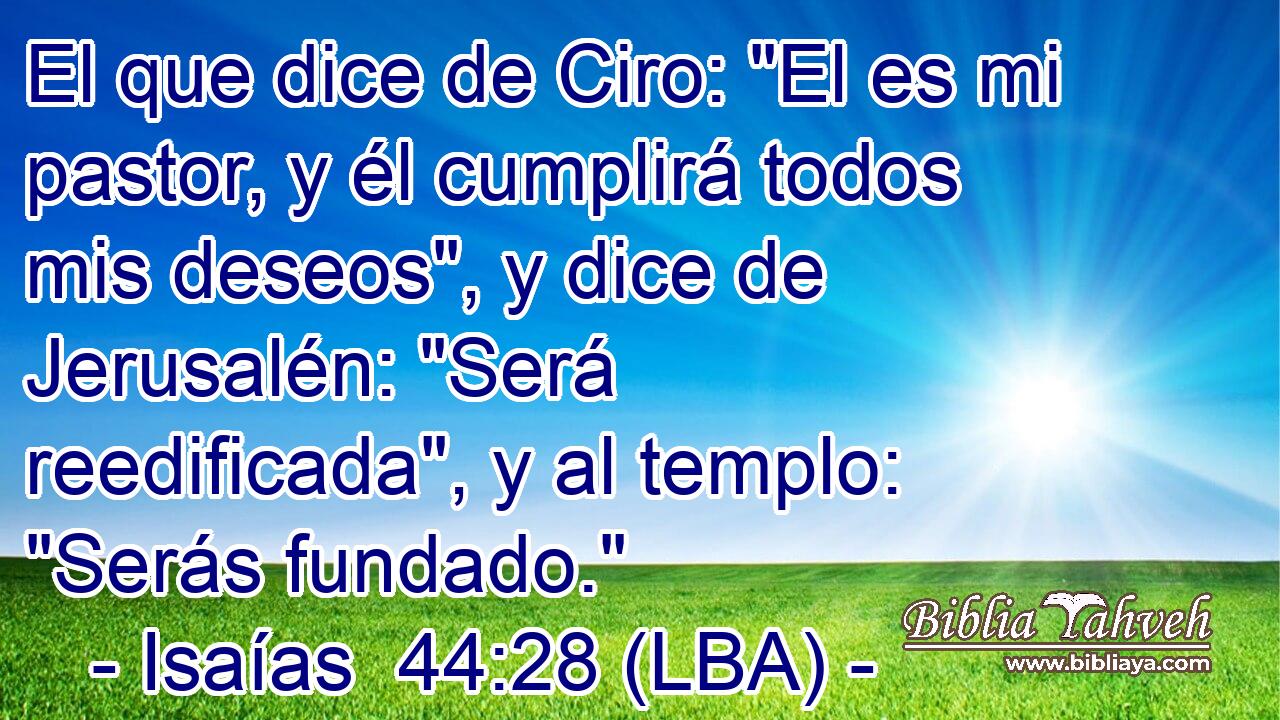 El que dice de Ciro: 