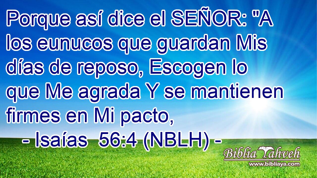  Porque así dice el SEÑOR: 