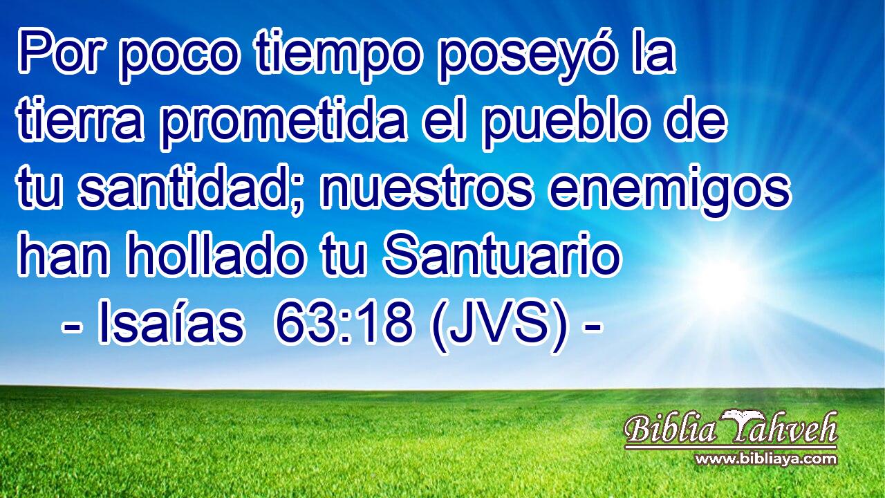 Por poco tiempo poseyó la tierra prometida el pueblo de tu santidad; nuestros enemigos han hollado tu Santuario