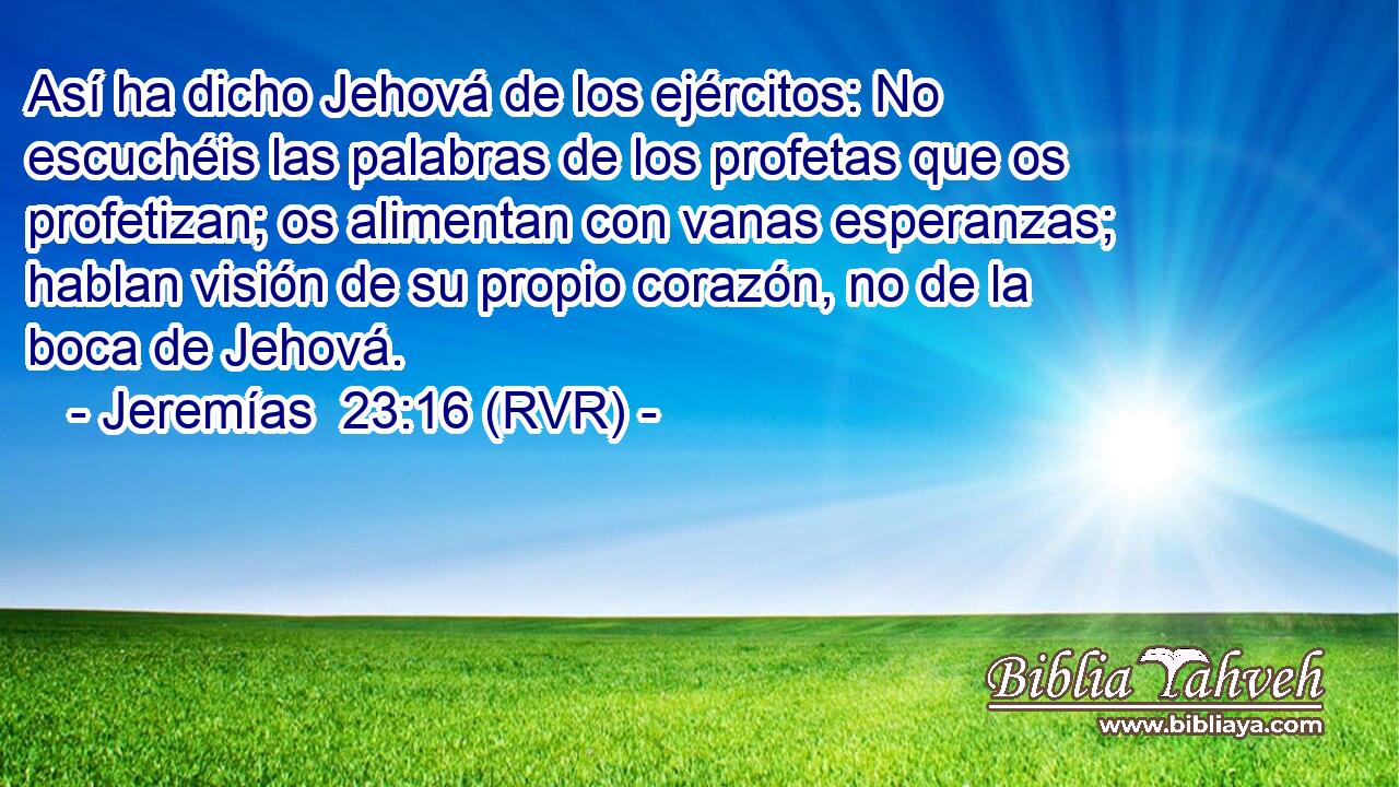 jeremias 23 16 17