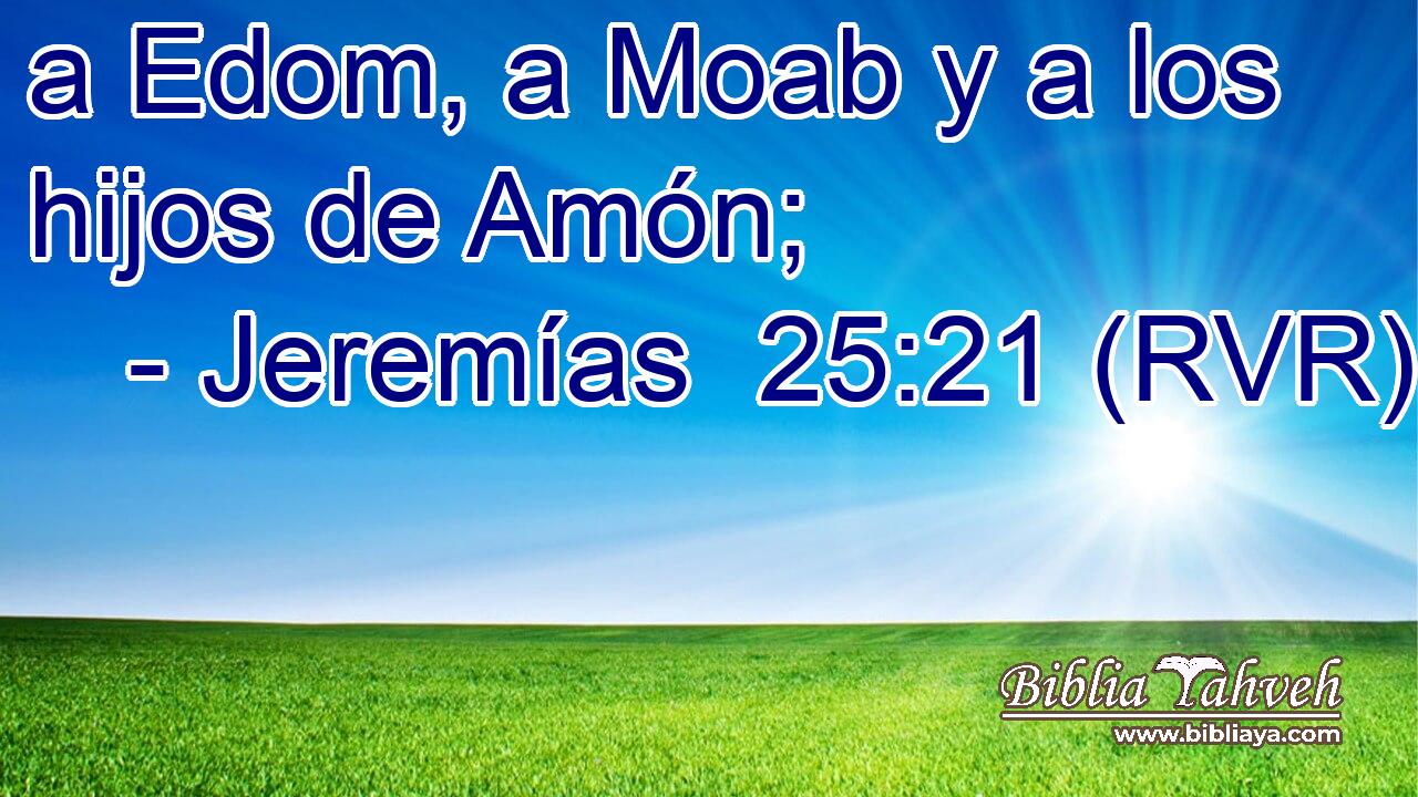a Edom, a Moab y a los hijos de Amón;