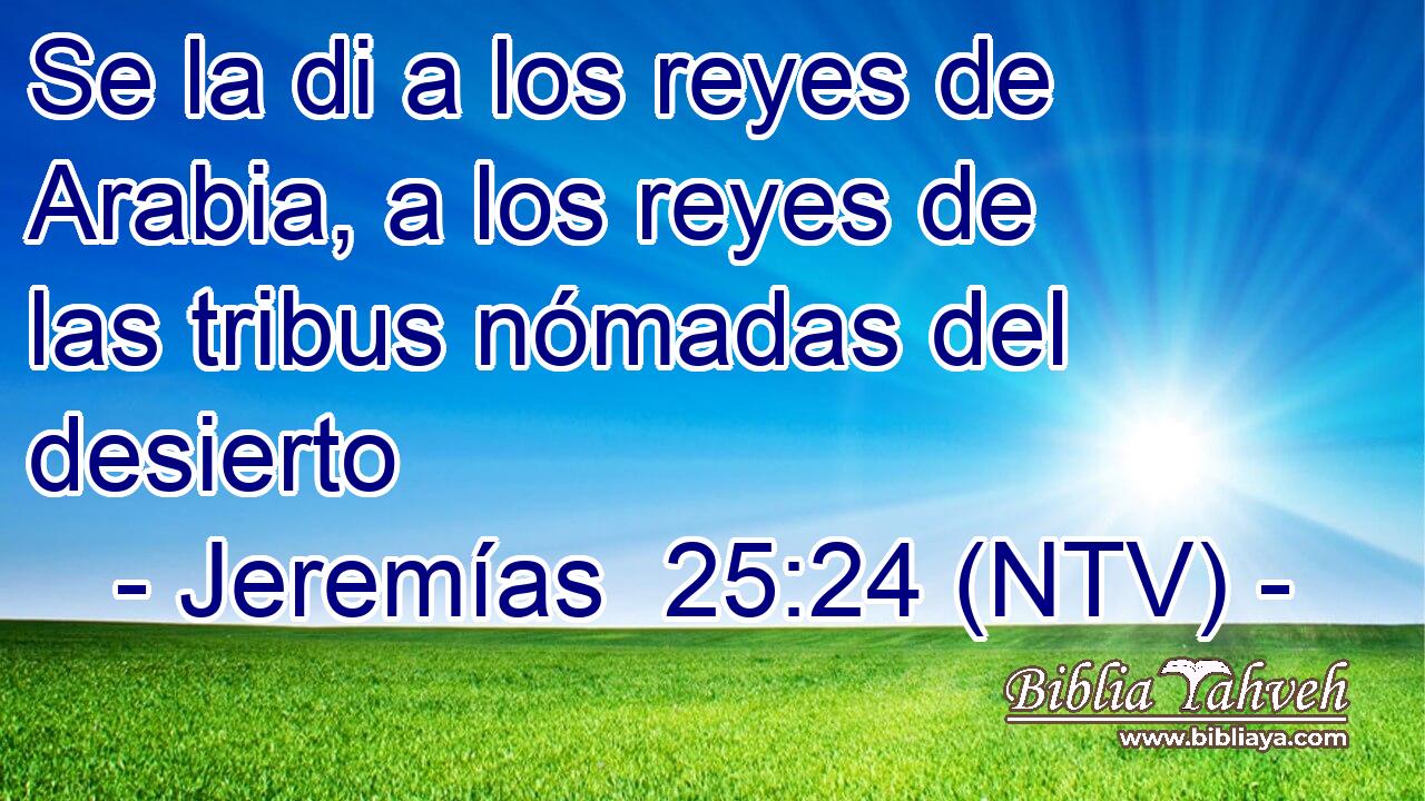 Se la di a los reyes de Arabia, a los reyes de las tribus nómadas del desierto