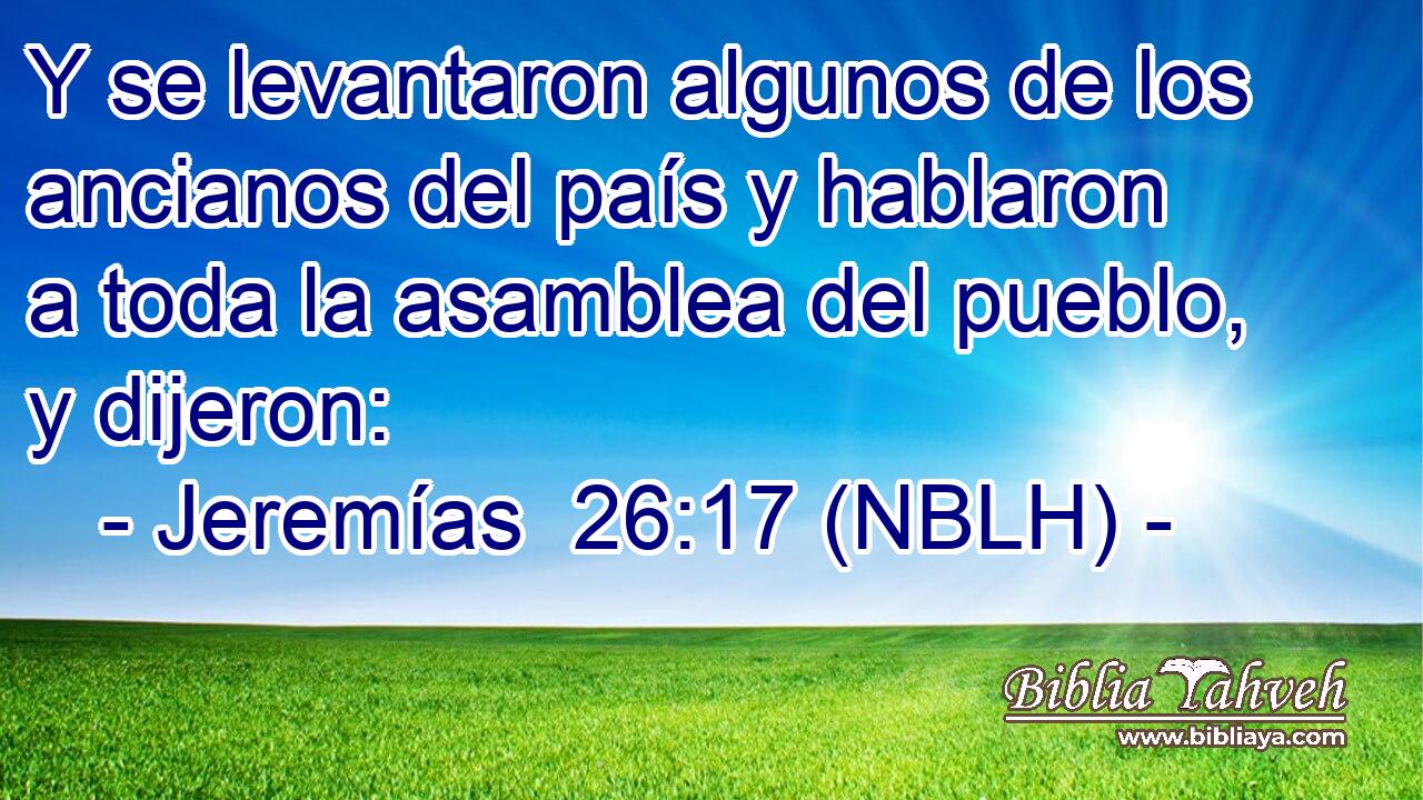  Y se levantaron algunos de los ancianos del país y hablaron a toda la asamblea del pueblo, y dijeron: 