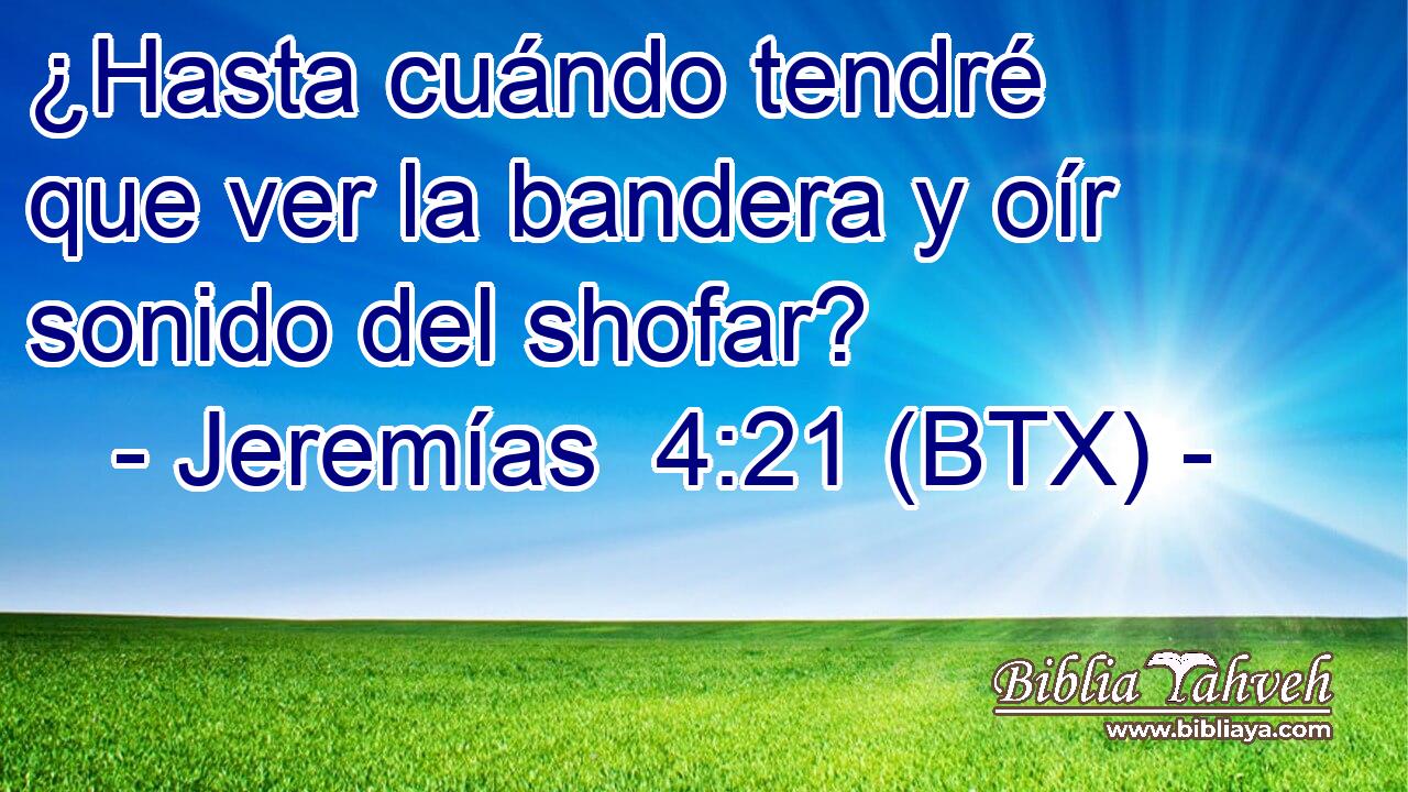 ¿Hasta cuándo tendré que ver la bandera y oír sonido del shofar?