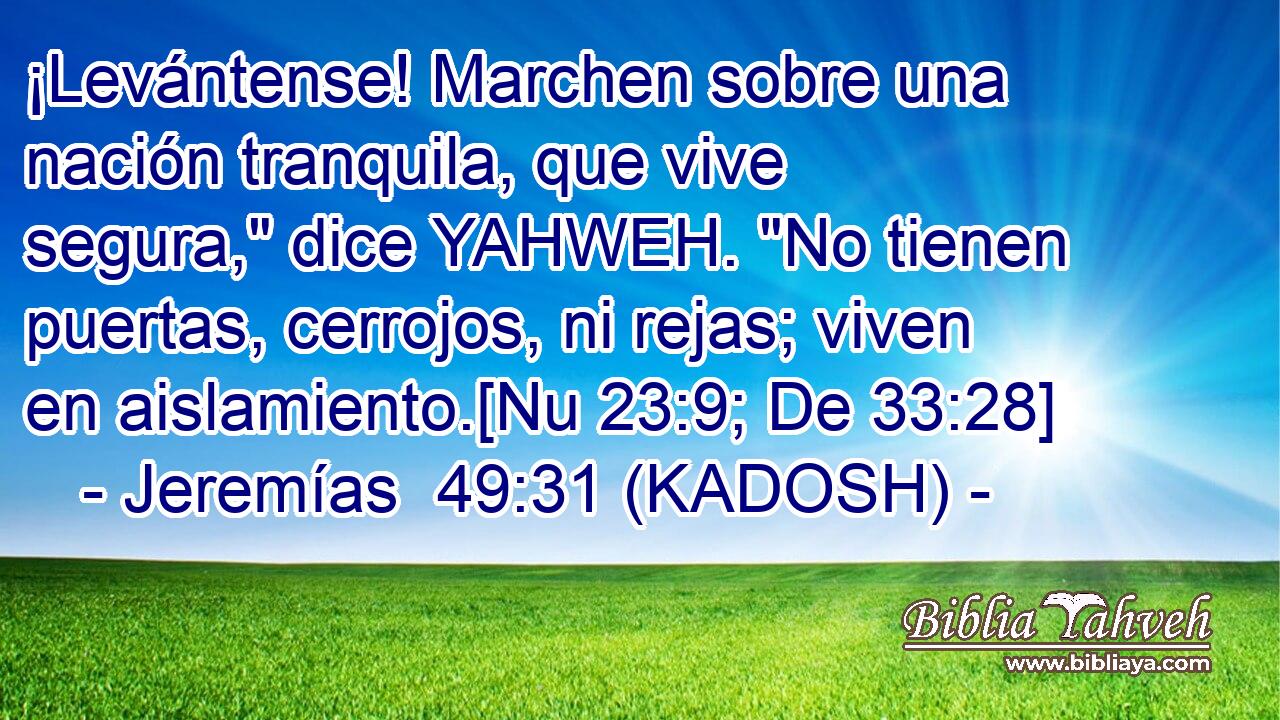  ¡Levántense! Marchen sobre una nación tranquila, que vive segura,